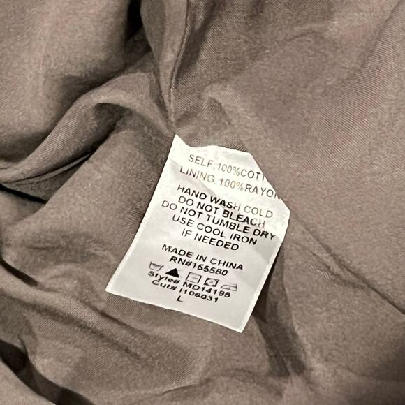 Anthropologie Maronie Ruched Tie Dress Size L - Picture 6 of 6